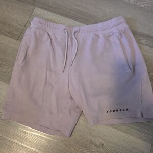YoungLA Men's Lavender Athletic Shorts